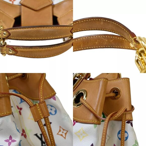 LOUIS VUITTON Ursula Chain Hand Bag Monogram Multi Leather White M40123 57EA904 - Picture 6 of 16
